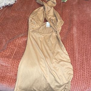 Tan dress